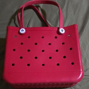 Stylish Red Tote Bag